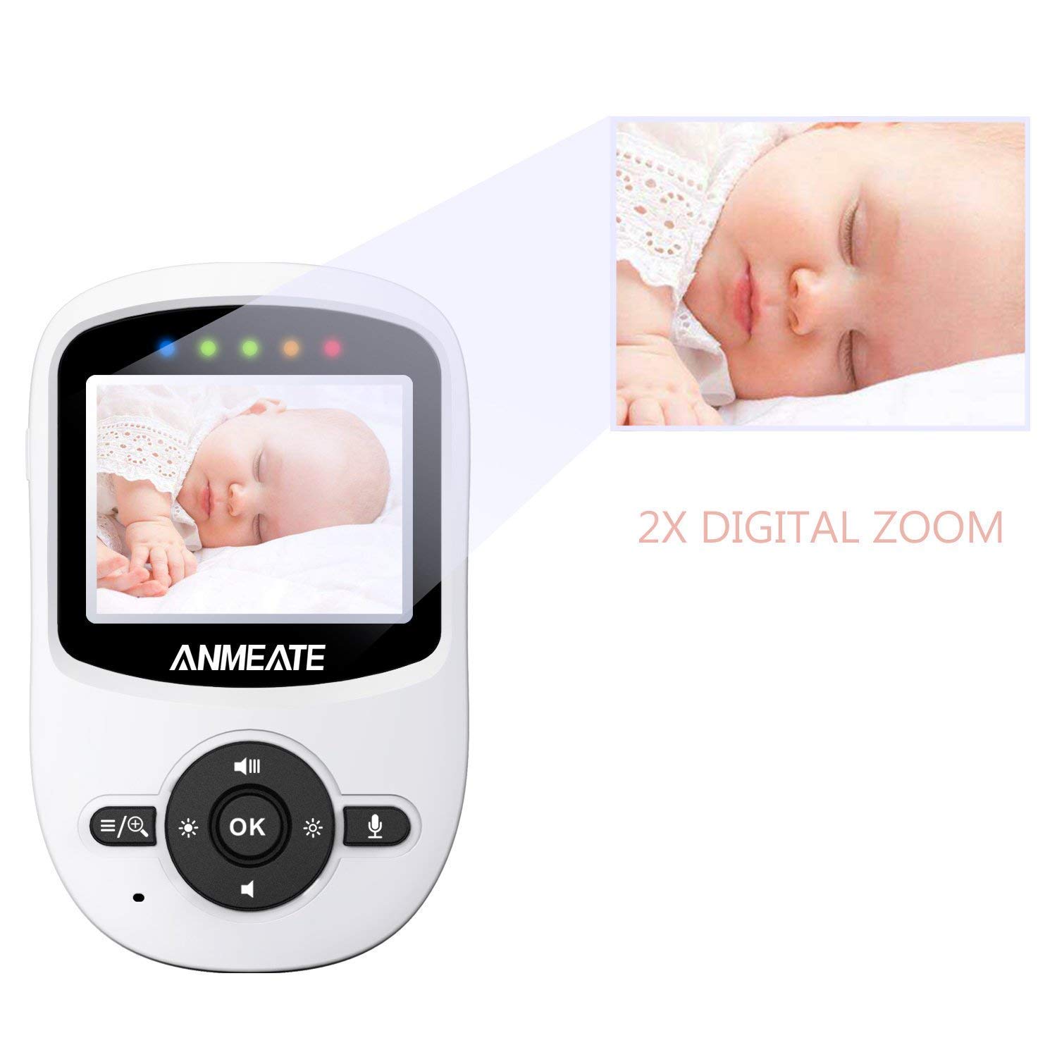 Monitor de bebé con cámara digital inalámbrica